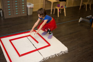 Natalie with Red Rod maze